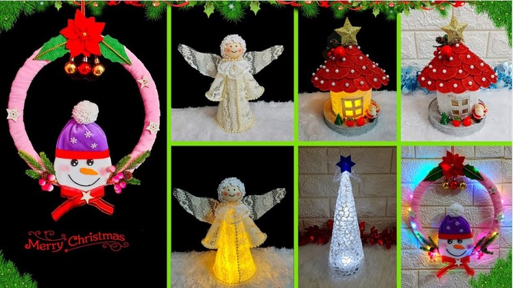 Best out of waste 5 Christmas Decoration idea at Home | DIY Economical Christmas craft ideas????100
