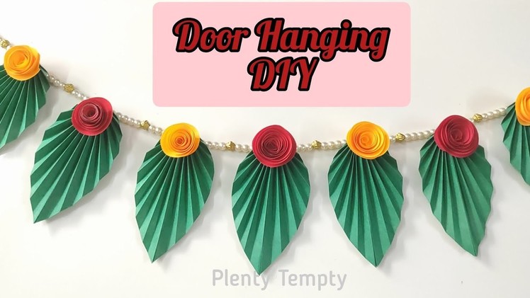 DIY Diwali Decoration Idea. Door Hanging Toran. Diwali Paper Craft Decoration. Diwali Craft Ideas