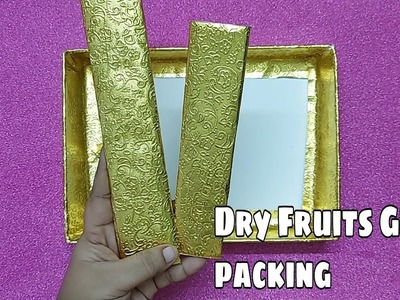 DIY Dry Fruit Tray Decoration Ideas | Diwali Gift Packing | Dry Fruits Gift Box | Gift For Wedding