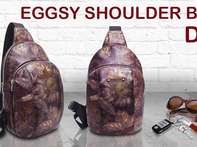 DIY EGGSY Shoulder Bag - How to make Crossbody Bag - Tutorial cara membuat tas selempang