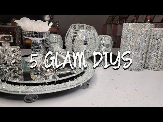 Diy Glam Home Decor. #Diyglamhomedecor.#glamprincessdiy #bonusdiys