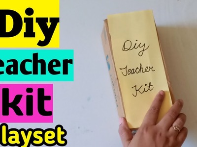 Diy teacher kit|Diy teacher playset|How to make teacher set at home|Diy toys|Homemade playset