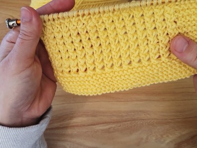 Easy Knitting Pattern. Einfaches Strickmuster