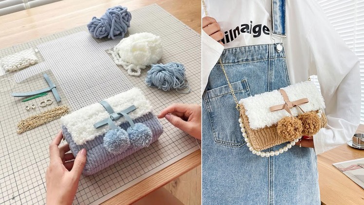 How to DIY Knitting Crochet Bags 2021