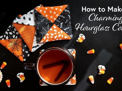 How To Make a Charming Hourglass Coaster | Shabby Fabrics Tutorial