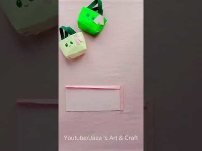 How to make mini bag|Diy mini bag|Paper craft|Jaza's Art & Craft
