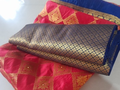 Paithani blouse design ||patchwork blouse design