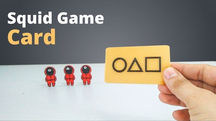 Squid Game Card - 3D Printed #Shorts