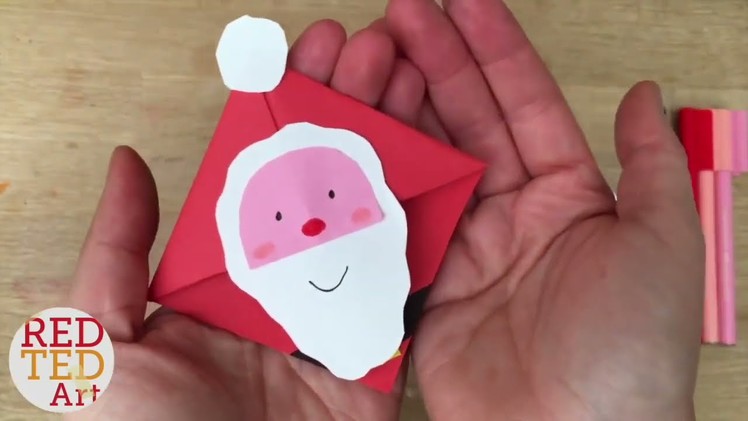 5 Paper Santa Crafts - Fun, Easy DIY Christmas Craft Ideas