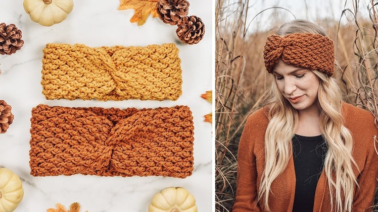 Country Cottage Headband Tutorial - Easy Crochet Headband Pattern - Easy Crochet Ear Warmer Pattern