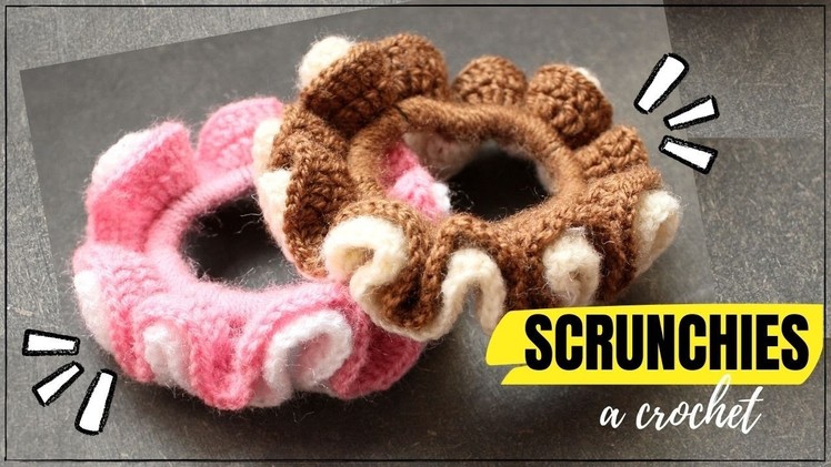DIY | CROCHET SCRUNCHIES ????Como hacer scrunchies????