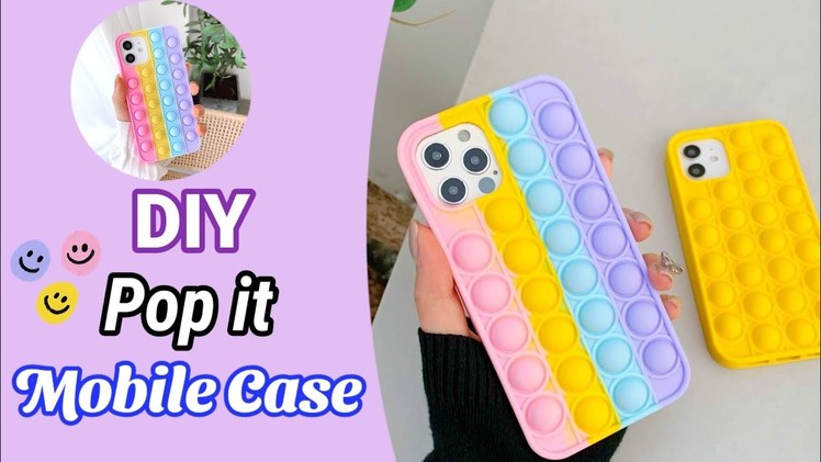 DIY POP IT PHONE CASE AT HOME - EASY AND QUICK. DIY Homemade Pop it Mobile Case with Paper