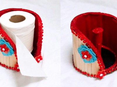 Do you know how to make tissue holder? | DIY | SHAMNA'S CRAFTrecords