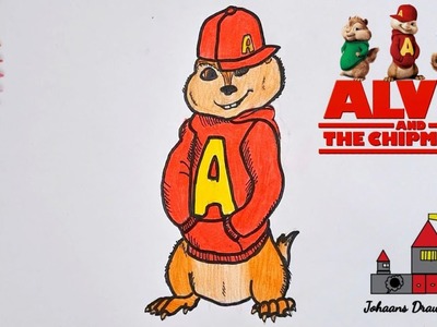 Draw Alvin from Alvin and the Chipmunks | Easy drawing for kids