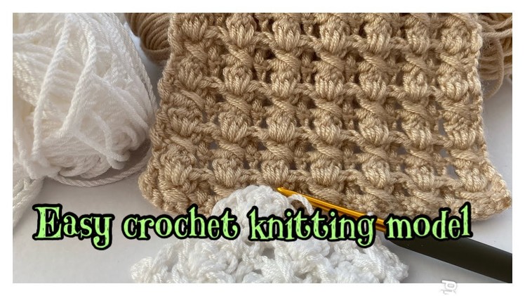 Easy Crochet Knitting Pattern Making 24 Kolay Tığ İşi Örgü Modeli Yapımı 24 Schema a maglia all'unci