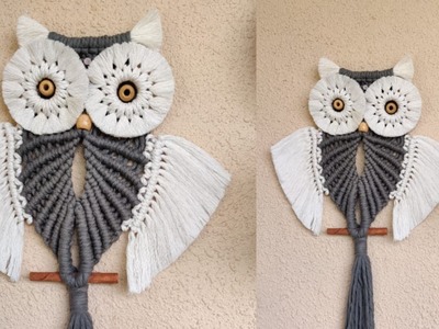 Easy to Make Macrame Owl | How to Make  Macrame Owl Wall Hanging | Step by Step Tutorial