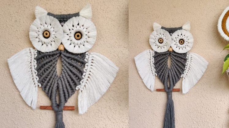 Easy to Make Macrame Owl | How to Make  Macrame Owl Wall Hanging | Step by Step Tutorial