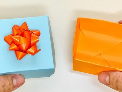HEDİYE KUTUSU YAPIMI ????| Hediye Paketi Yapımı | Gift Box | Origami