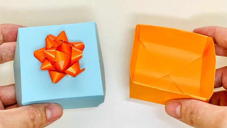 HEDİYE KUTUSU YAPIMI ????| Hediye Paketi Yapımı | Gift Box | Origami