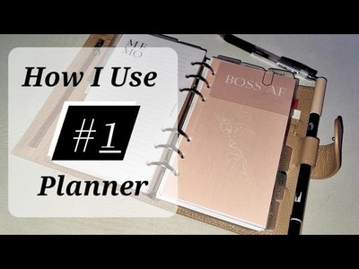 How I Use One Planner | How To Fit Everything In One Planner | Simplified Minimalist Planning