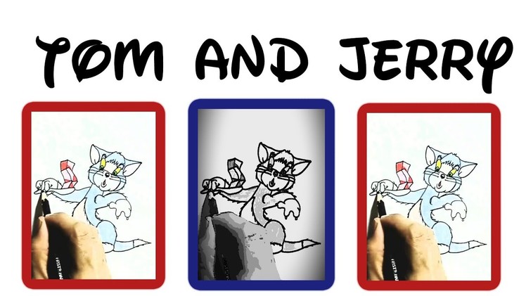 How to draw Cartoon | tom and Jerry | cartoons | tom | tom and Jerry | tom and Jerry cartoon