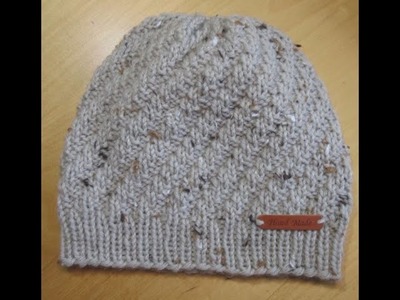 How to knit kids hat for 3 to 10 years old