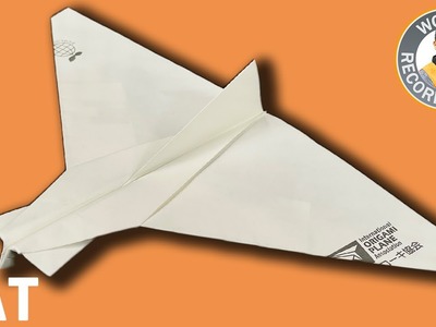 How to make a Paper Airplane "BAT" [Tutorial] | Takuo Toda