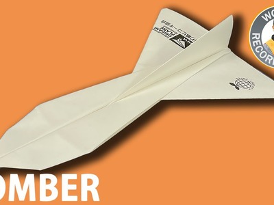 How to make a Paper Airplane "BOMBER" [Tutorial] | Takuo Toda