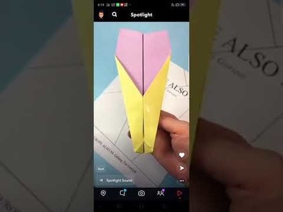 How to make airplane by paper. paper work. art and craft