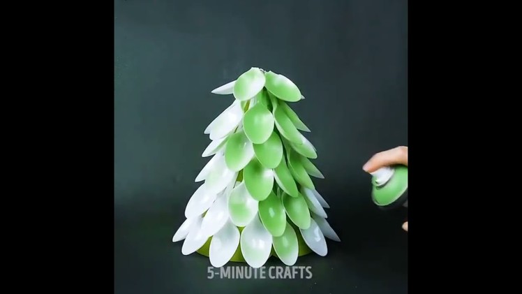 How to make christmas tree at home ???? #shorts #craft #youtubeshorts