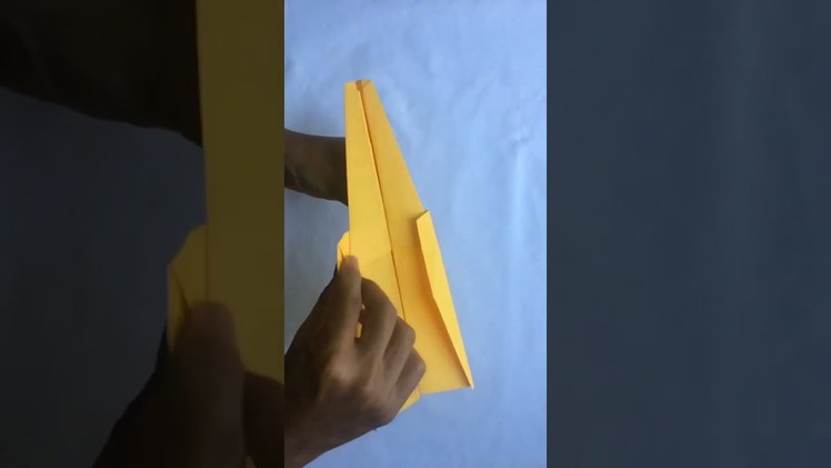 How to make long range flying paper airplane - flies far paper plane tutorial #subscribe #origami