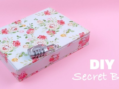 How to make secret box. DIY book box secret storage.Secret box making. DIY cardboard craft