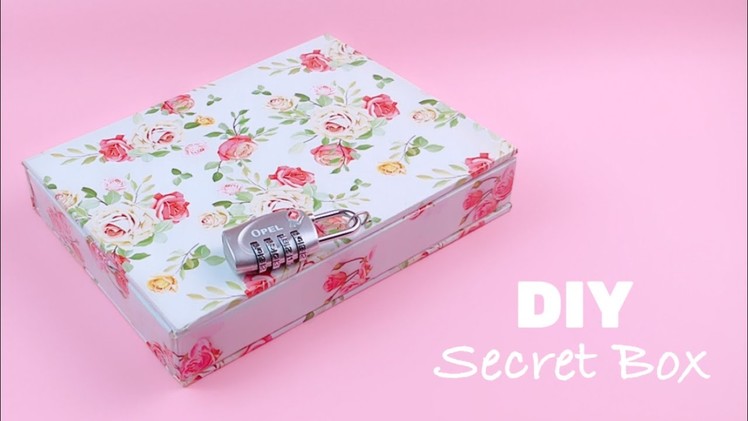 How to make secret box. DIY book box secret storage.Secret box making. DIY cardboard craft