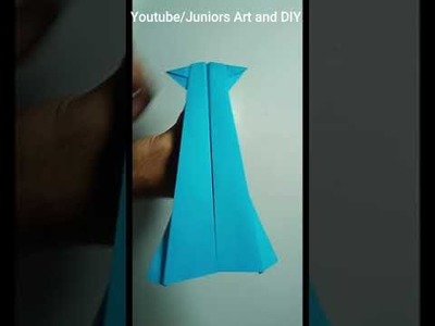 How To Make The WORLD RECORD PAPER AIRPLANE - KILLER SHAPE PLANE - 1-MINUTE VIDEO #SHORTS