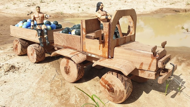 How To Make Truck From Wood - The Most Creative DIY Woodworking Projects