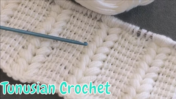 How To Tunusian Crochet I Very Easy Tunusian Blanket I Beginner Sititch Tutorial