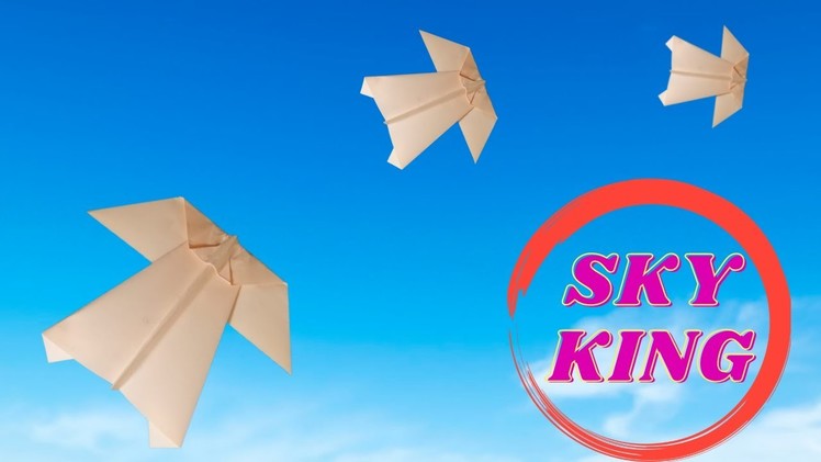 LONG RANGE FLYING PAPER PLANE - How to Make a Fast Paper Airplane That Flies Far | Made Of Paper