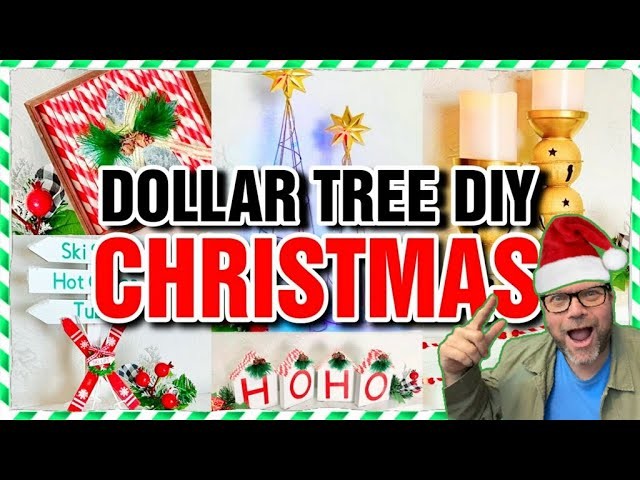 NEW! Christmas 2021!! Dollar Tree DIY Ideas PERFECT for your HOLIDAY home! EASY DIY Projects!