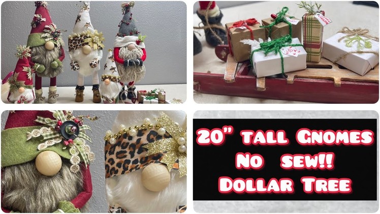 NO sew 20" Gnomes-Dollar Tree