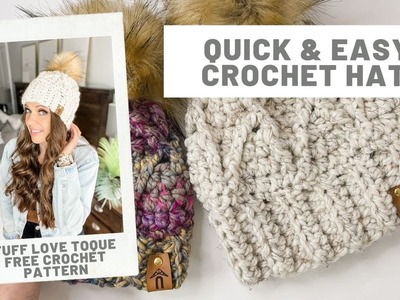 Tuff Love Crochet Toque - Free Crochet Hat Pattern