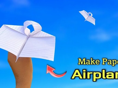 Wow new boomer plane, flying notebook airplane, how to make a paper airplane, origami boomrang