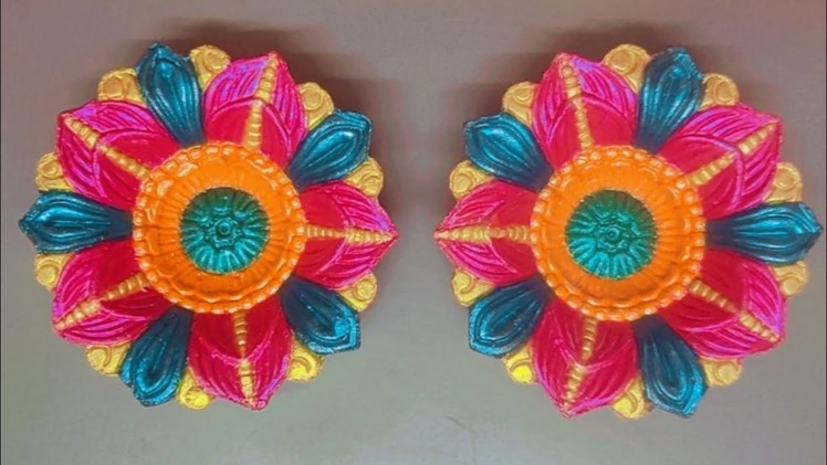 Colouring Diya.Diwali craft.DIY craft  #shorts#shortvideo#diycraft#