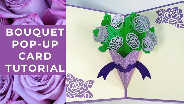 ???? Cricut Design Space Bouquet Pop-up card tutorial.