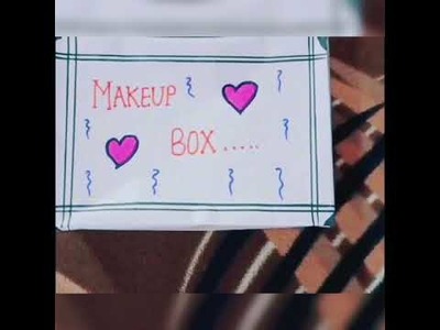 DIY Cute Makeup Box  From Paper!!
