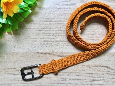 Diy How to make Belt Crochet tutorial | Crochet belt for beginner