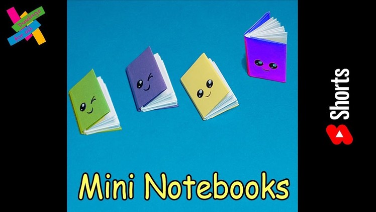 DIY Origami MINI NOTEBOOK | How to make paper notebook easy | Fold tutorial #Shorts