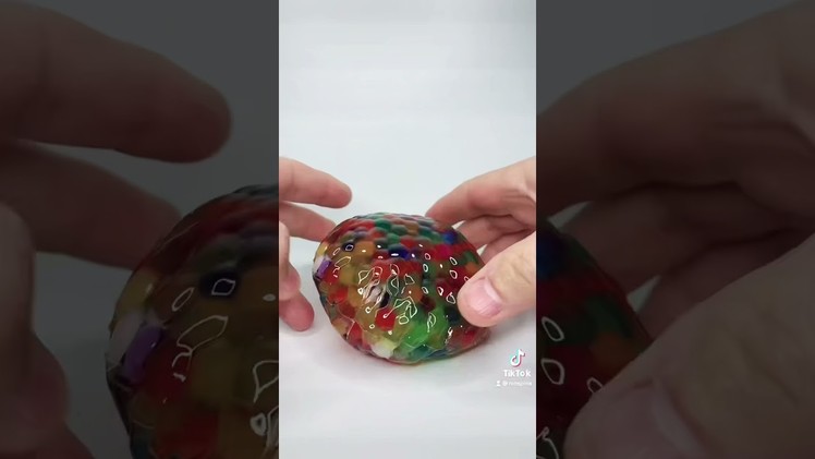 DIY …tutorial rainbow orbeez stress ball