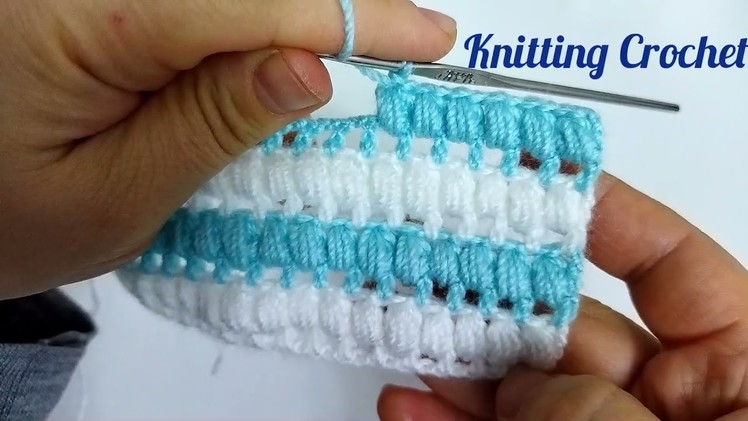 EASY CROCHET BABY BLANKET. #easycrochetbabyblanket #knittingcrochet