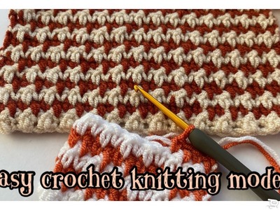 Easy Crochet Knit Model -27-.Kolay Tığ İşi Örgü Modeli -27-.Schema a maglia all'unci