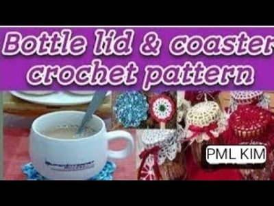 How to crochet jar lid covers